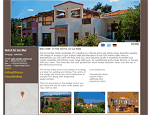 Tablet Screenshot of hotel-gi-ga-mar.com
